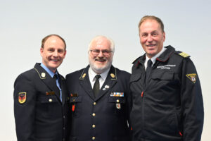Die Vorsitzenden des Bezirksfeuerwehrverbands Oberbayern