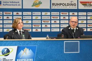 Bezirksjugendwart Benno Dierkes und seine Stellvertreterin Sabrina Palik