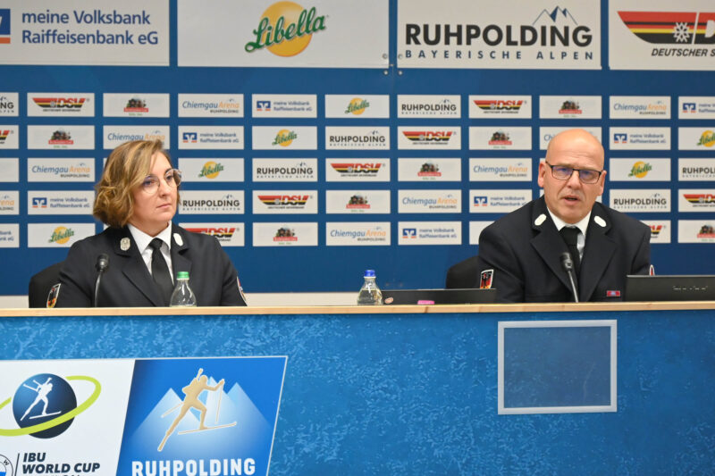 Bezirksjugendwart Benno Dierkes und seine Stellvertreterin Sabrina Palik